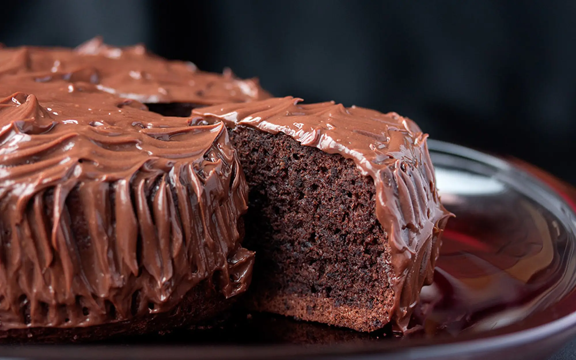 Foto de Bizcocho De Chocolate elaborado con leche fresca Tres Monjitas