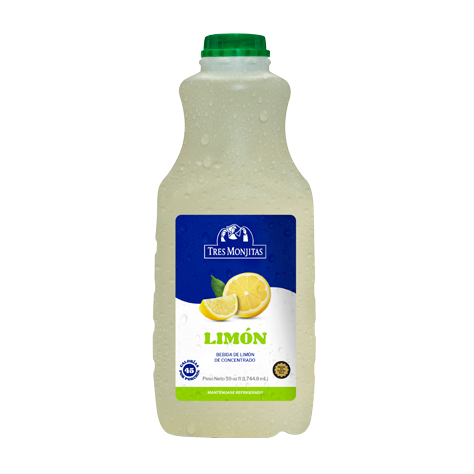 Bebida De Frutas Tres Monjitas Limón 59oz