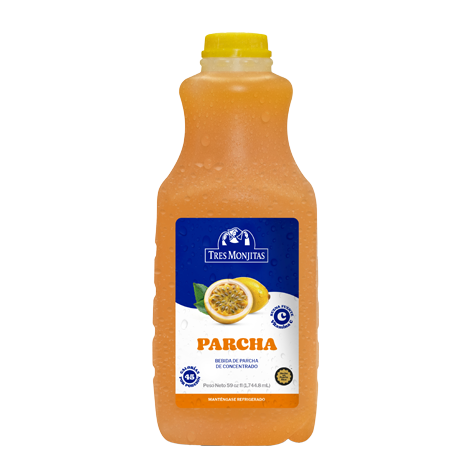 Bebida De Frutas Tres Monjitas Parcha 59oz