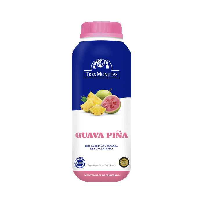 Guava Pina Tres Monjitas 14 Oz