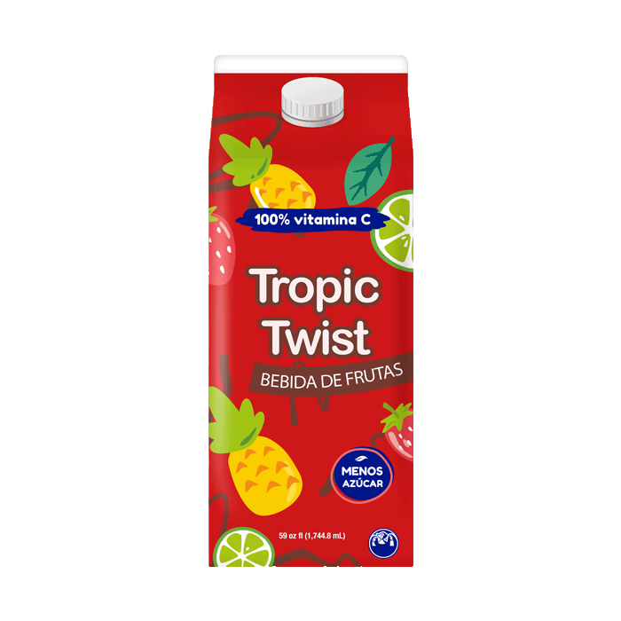Tropic Twist Fruit Punch Tres Monjitas 59 oz