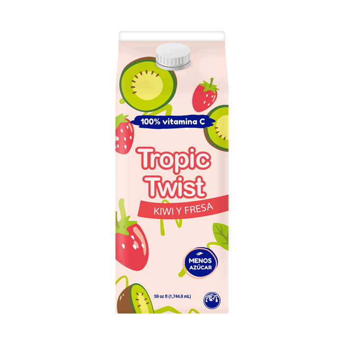Tropic Twist Kiwi Fresa Tres Monjitas 59 oz