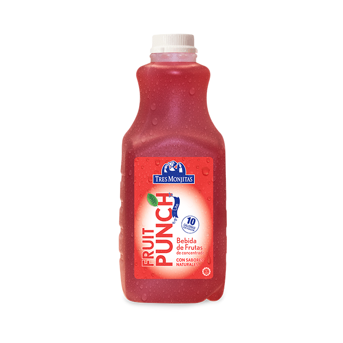 Bebidas Fruit Punch 59 Oz Tres Monjitas Lite