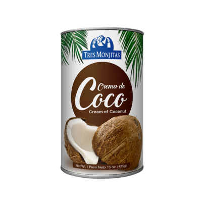Tres Monjitas Crema de Coco lata 15 Oz