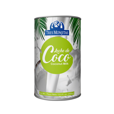 Tres Monjitas Leche de Coco lata 12 Oz