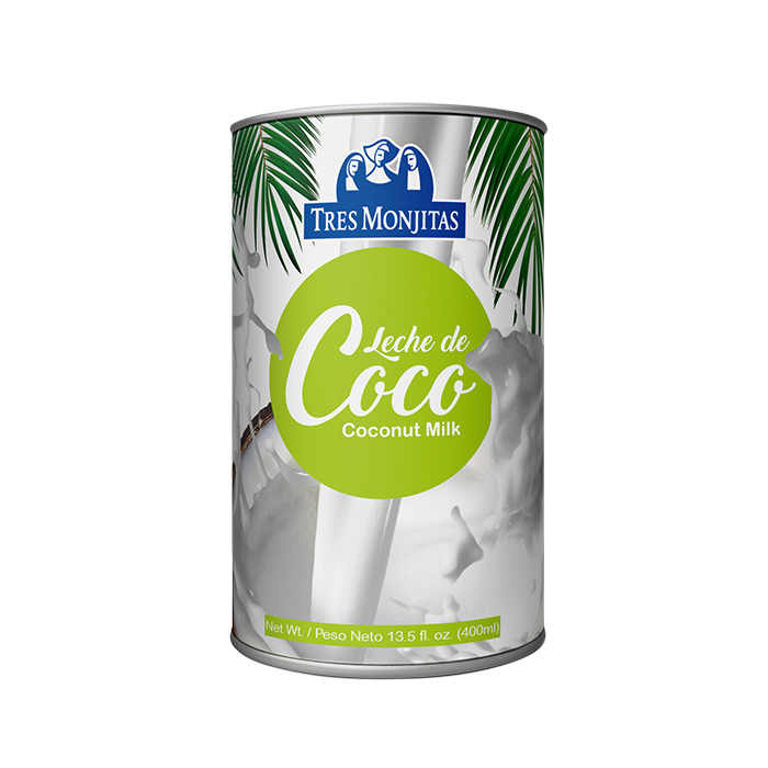 Tres Monjitas Leche de Coco lata 12 Oz