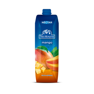 Tres Monjitas Néctar Mango 33.8 Oz