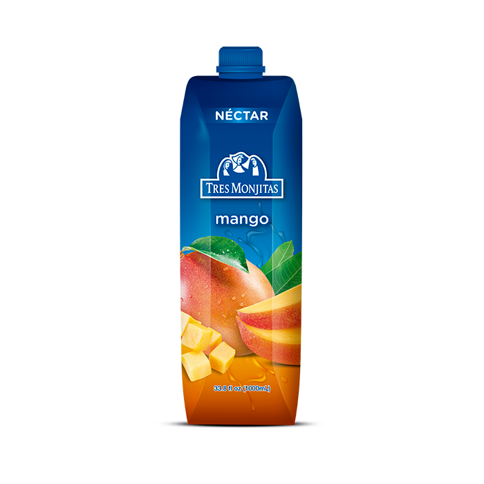 Tres Monjitas Néctar Mango 33.8 Oz