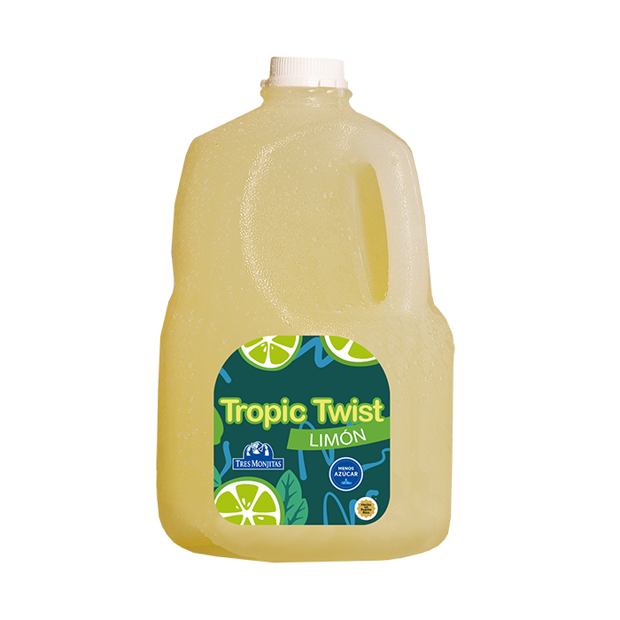 Tres Monjitas Bebida Tropic Twist sabor Limón