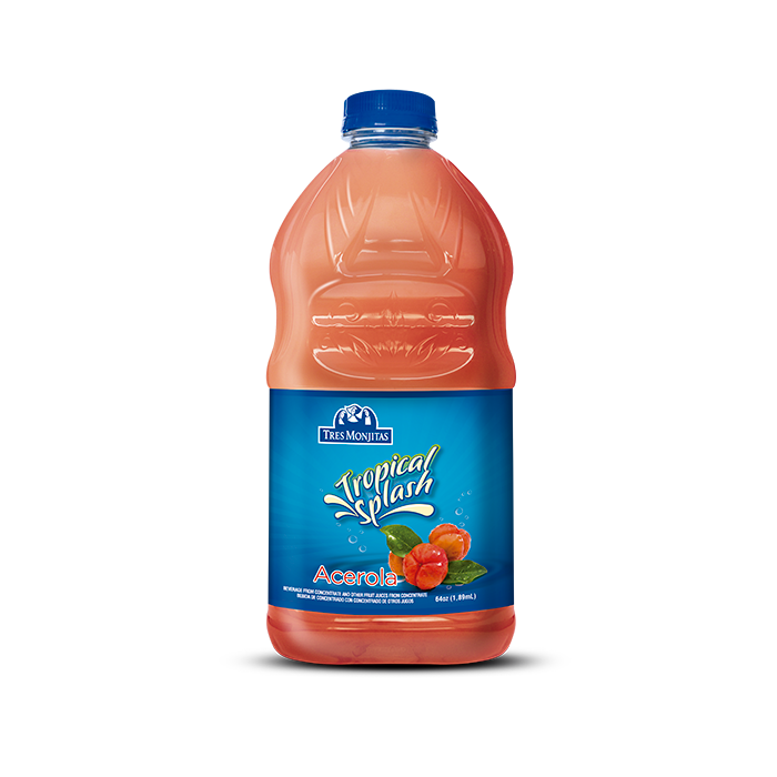 Tres Monjitas bebida Tropical Splash Acerola 16 Oz