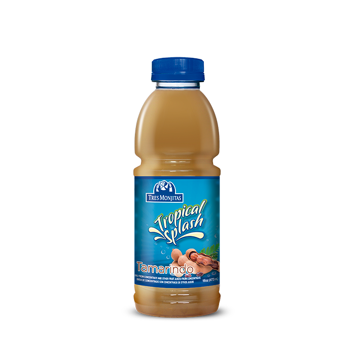 Tres Monjitas bebida Tropical Splash Tamarindo 16 Oz