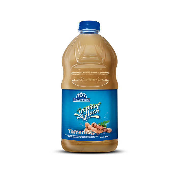 Tres Monjitas bebida Tropical Splash Tamarindo 64 Oz