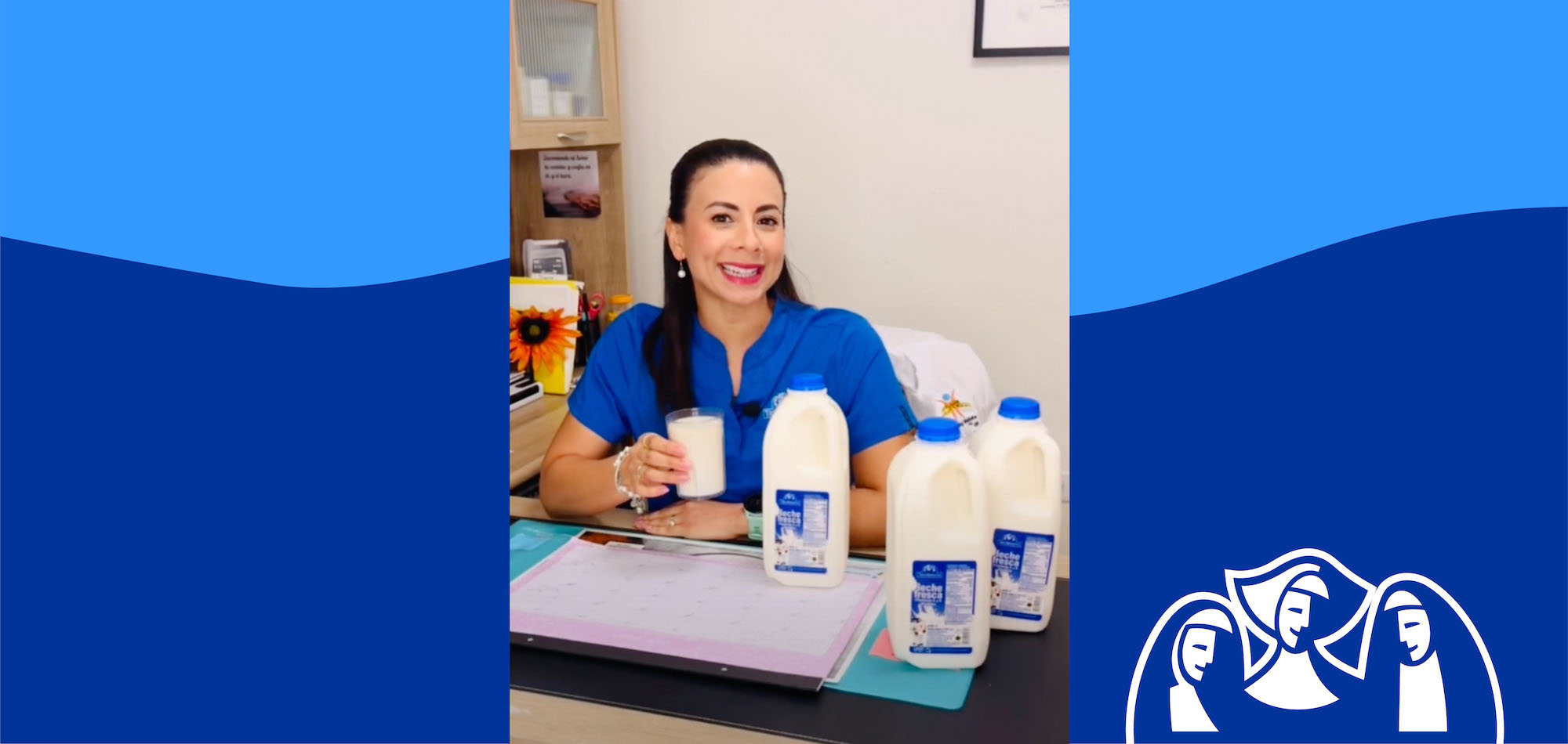 Cápsula De Día Mundial de la Leche Con Getsení Rodríguez traido a ti por Tres Monjitas