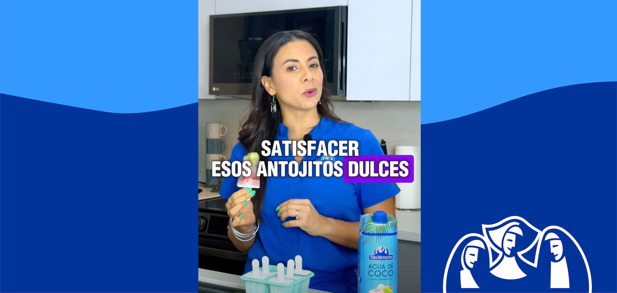 Cápsula De Receta de paletas de coco Con Getsení Rodríguez traido a ti por Tres Monjitas