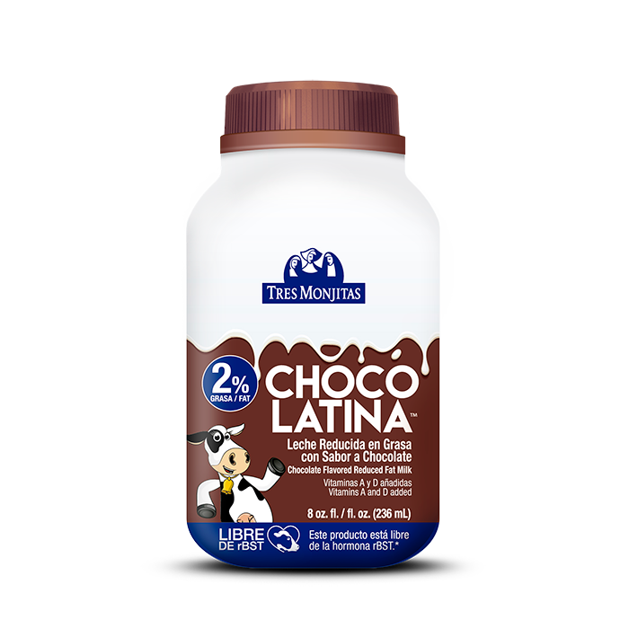 Tres Monjitas Leche de chocolate Chocolatina 8 oz