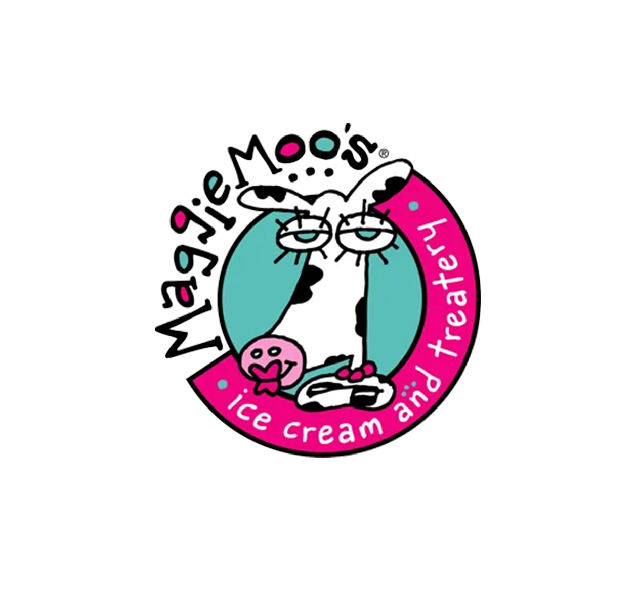 Maggie Moo's ice cream and treatery Logo