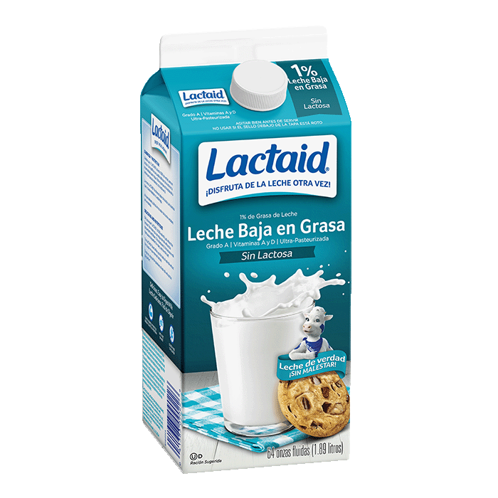 Leche Lactaid© sin lactosa baja en grasa 64 oz
