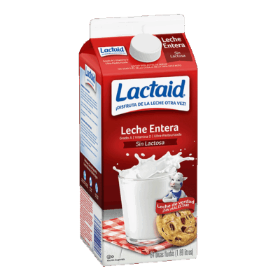 Leche Lactaid© sin lactosa entera 64 oz