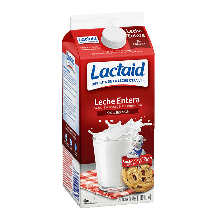 Leche Lactaid© sin lactosa entera 64 oz