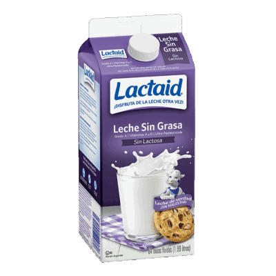 Leche Lactaid© sin lactosa sin grasa 64 oz