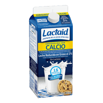 Leche Lactaid© sin lactosa enriquecida con calcio, reducida en grasa al 2% 64 oz
