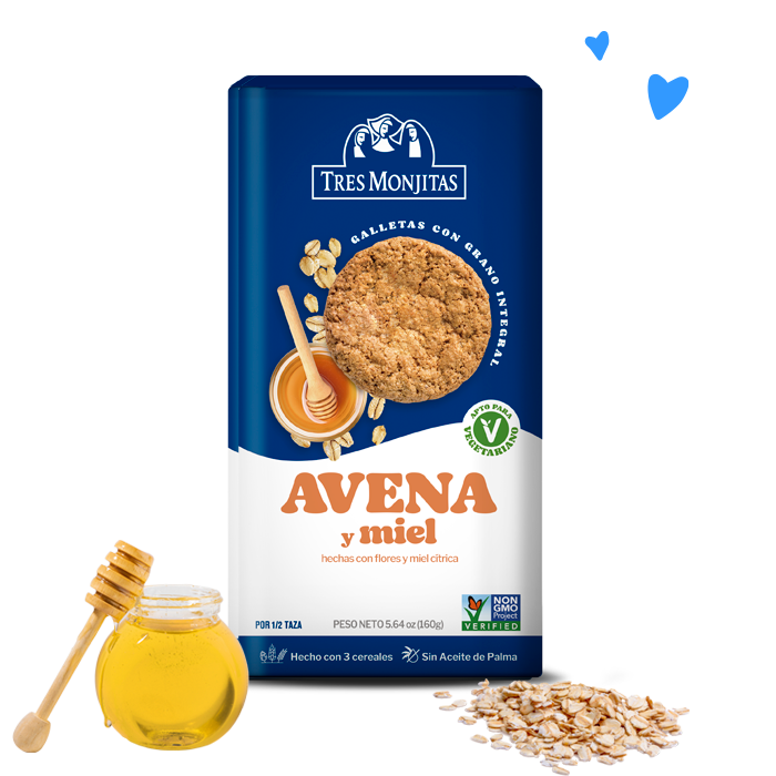 Galletas de avena y miel Tres Monjitas
