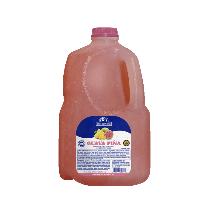 Guava Pina Tres Monjitas 120 Oz.