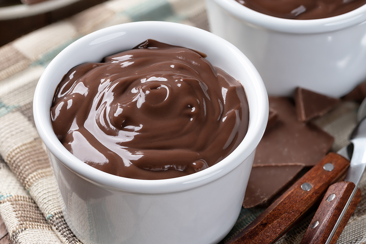 Dark Chocolate Pudding con leche Tres Monjitas